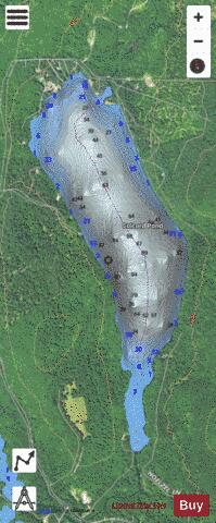 Colcord Pond depth contour Map - i-Boating App - Satellite