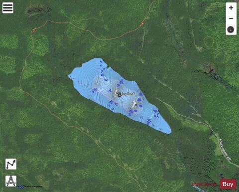 Foley Pond depth contour Map - i-Boating App - Satellite