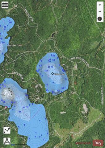 Fulton Lake depth contour Map - i-Boating App - Satellite