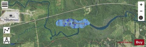 Green Pond depth contour Map - i-Boating App - Satellite