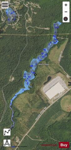 Killick Pond depth contour Map - i-Boating App - Satellite