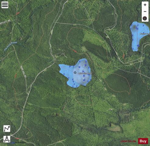 Little Jim Pond depth contour Map - i-Boating App - Satellite