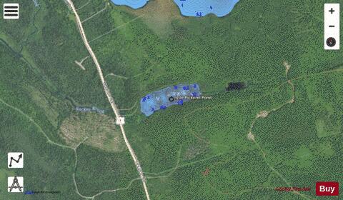 Little Pickerel Pond depth contour Map - i-Boating App - Satellite