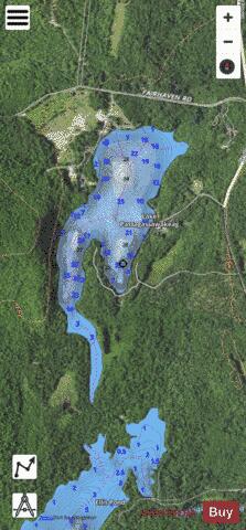 Lake Passagassawakeag depth contour Map - i-Boating App - Satellite