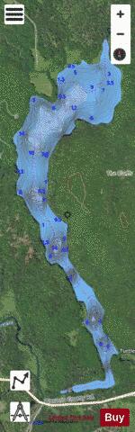 Wight Pond depth contour Map - i-Boating App - Satellite