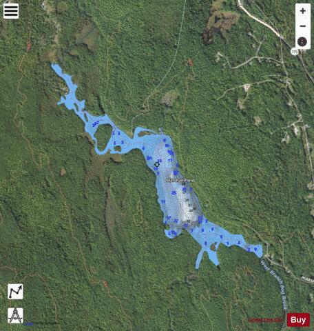 Marshall Pond depth contour Map - i-Boating App - Satellite