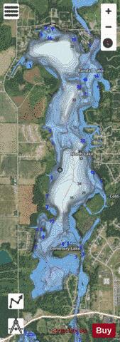 Randall, N, Cemetary L depth contour Map - i-Boating App - Satellite