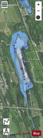 Marion, Lake depth contour Map - i-Boating App - Satellite