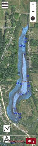 Susan Lake depth contour Map - i-Boating App - Satellite