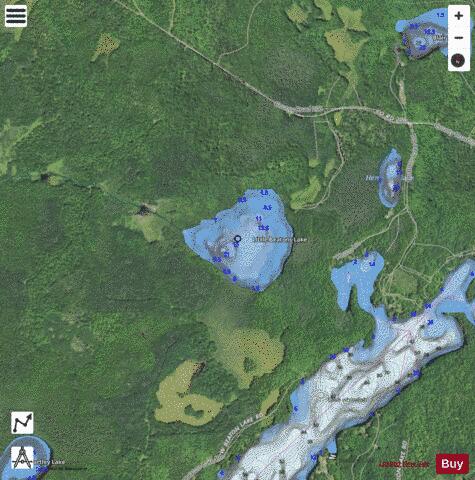 Little Beatons Lake depth contour Map - i-Boating App - Satellite