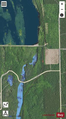 Trout Lake Pond, North depth contour Map - i-Boating App - Satellite