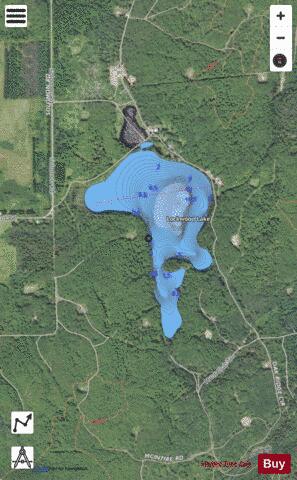 Lockwood Lake depth contour Map - i-Boating App - Satellite