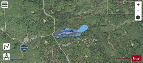 Kelsey Lake depth contour Map - i-Boating App - Satellite