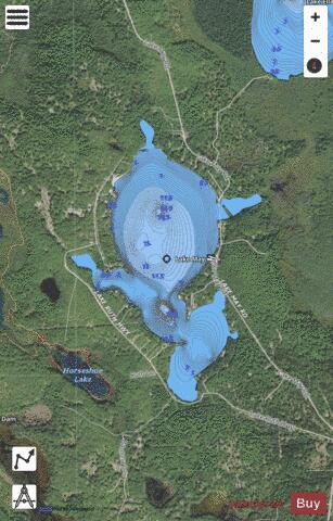May, Lake depth contour Map - i-Boating App - Satellite