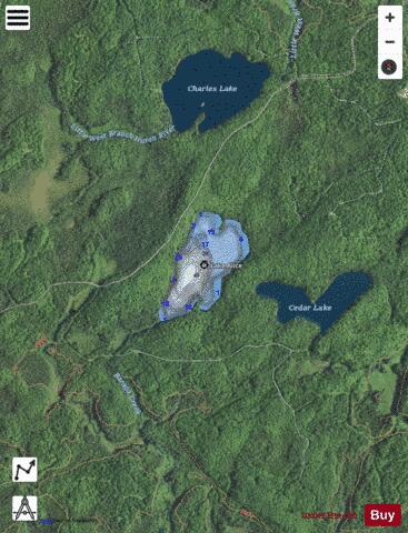 Alice, Lake depth contour Map - i-Boating App - Satellite