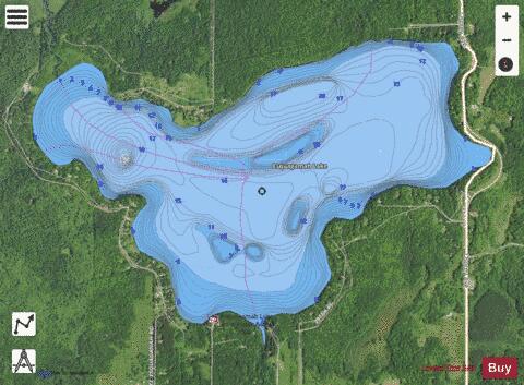 Esquagamah depth contour Map - i-Boating App - Satellite