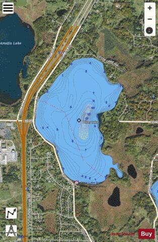 Otter depth contour Map - i-Boating App - Satellite