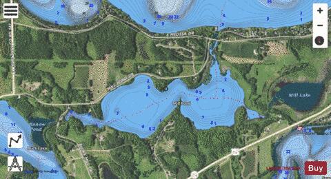 Mill depth contour Map - i-Boating App - Satellite