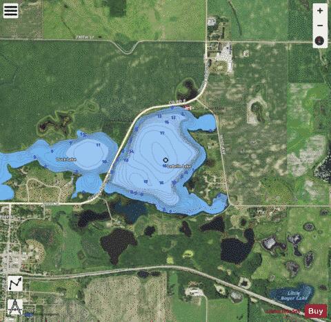 East LaBelle depth contour Map - i-Boating App - Satellite