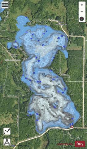Webb depth contour Map - i-Boating App - Satellite
