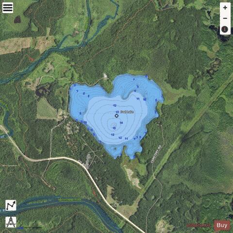 Fool depth contour Map - i-Boating App - Satellite
