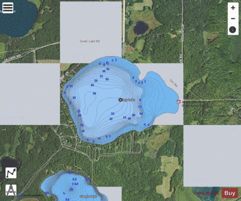 Adney depth contour Map - i-Boating App - Satellite