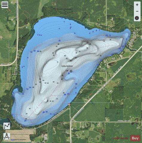 Andrew depth contour Map - i-Boating App - Satellite