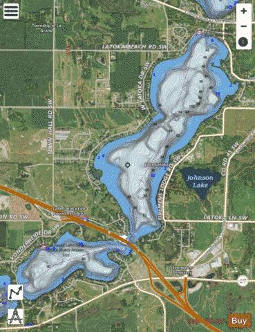 Latoka depth contour Map - i-Boating App - Satellite