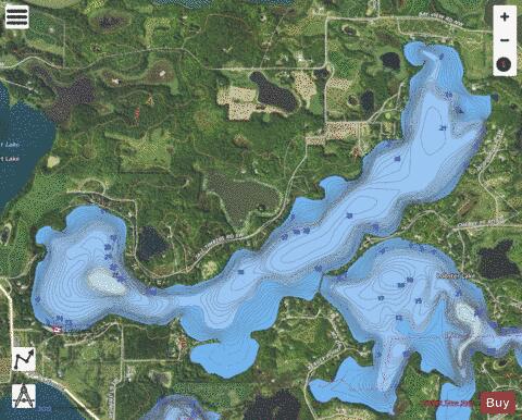 Lobster (West Bay) depth contour Map - i-Boating App - Satellite