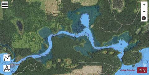 Clausens depth contour Map - i-Boating App - Satellite