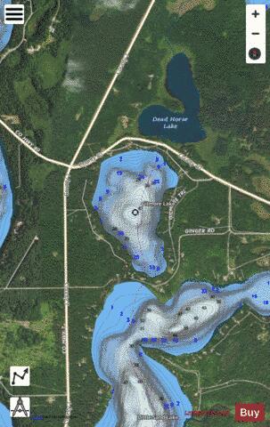 Gilmore depth contour Map - i-Boating App - Satellite