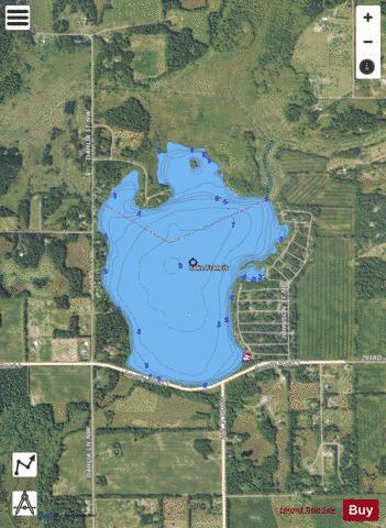Francis depth contour Map - i-Boating App - Satellite