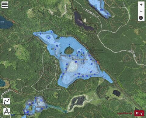 Five Island depth contour Map - i-Boating App - Satellite