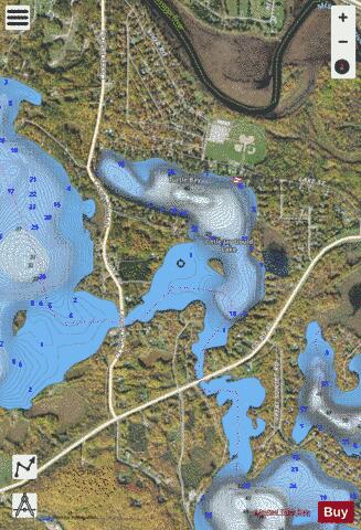 Little Jay Gould depth contour Map - i-Boating App - Satellite