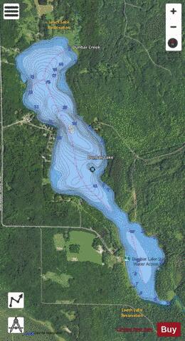 Dunbar depth contour Map - i-Boating App - Satellite