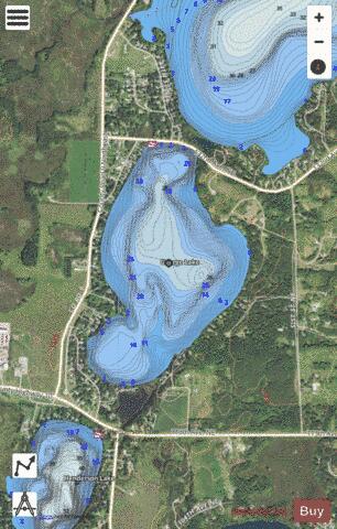 George depth contour Map - i-Boating App - Satellite