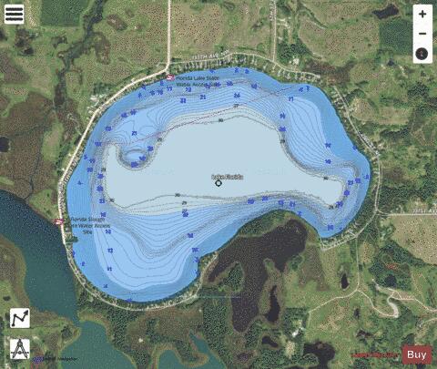 Florida depth contour Map - i-Boating App - Satellite