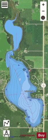 Marion depth contour Map - i-Boating App - Satellite