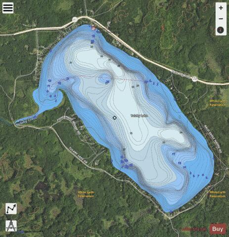 Tulaby depth contour Map - i-Boating App - Satellite