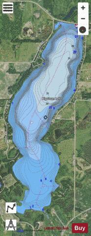 Big Swan depth contour Map - i-Boating App - Satellite