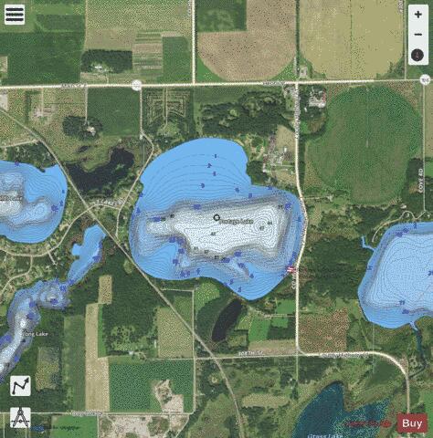 Portage (main bay) depth contour Map - i-Boating App - Satellite