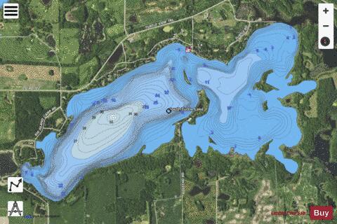 South Turtle depth contour Map - i-Boating App - Satellite
