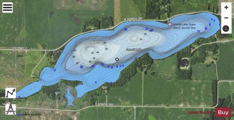 Sewell depth contour Map - i-Boating App - Satellite