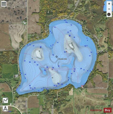 French depth contour Map - i-Boating App - Satellite