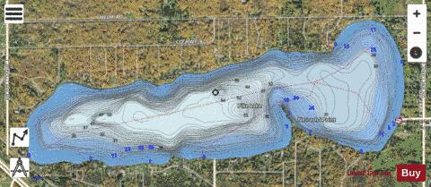 Pike depth contour Map - i-Boating App - Satellite