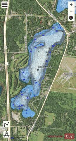 St. Mary's depth contour Map - i-Boating App - Satellite