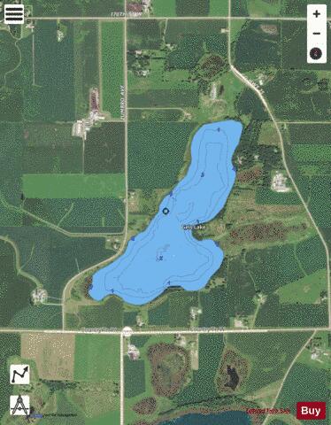 Geis depth contour Map - i-Boating App - Satellite