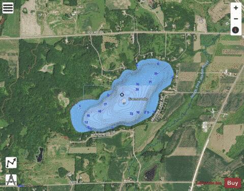 Kraemer depth contour Map - i-Boating App - Satellite