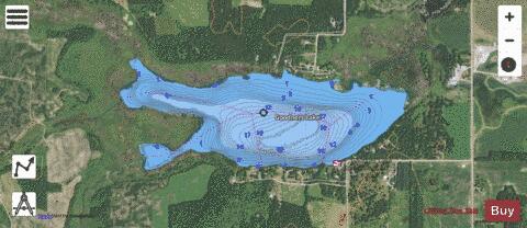 Goodners depth contour Map - i-Boating App - Satellite