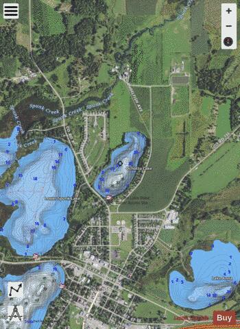 Ochotto depth contour Map - i-Boating App - Satellite